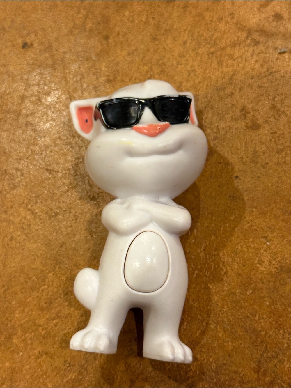 McDonald's Talking Tom Cool Cat Action Figure White
